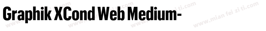 Graphik XCond Web Medium字体转换